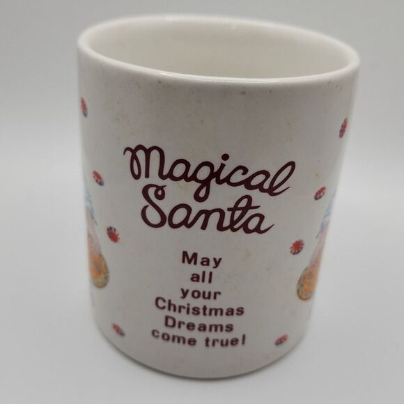 Vintage Santa's Magical Cookies plate and mug - Picture 4 of 10
